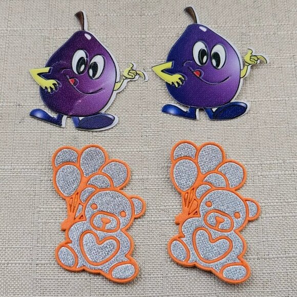 Iron On Patches for Clothes Jacket Jeans Craft Lof or 4 patches Applique - Picture 2 of 11